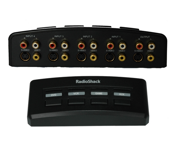 RadioShack 15313 4Way AV Selector Switch digiCircle